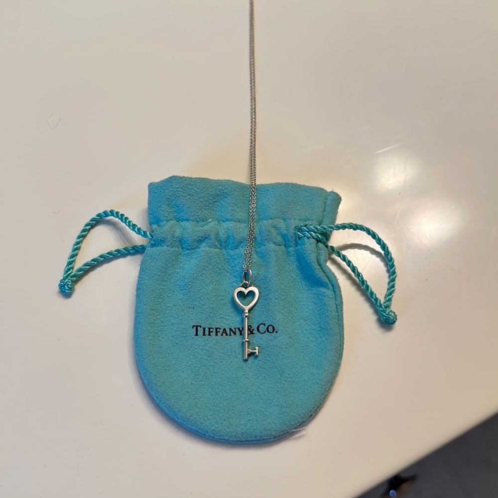 Tiffany and co key pendant